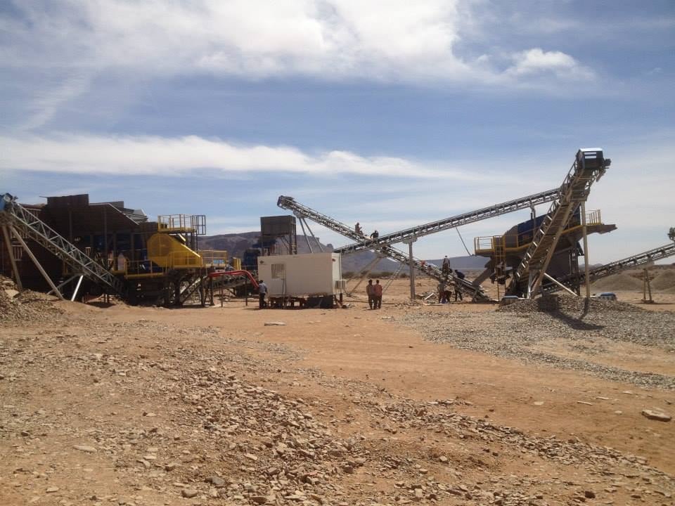 Fourniture et installation d’une station de concassage pour la société Granite et Marbre de Mauritanie (GMM) en 2014